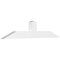 Ekena Millwork Portland Architectural Grade PVC Gable Bracket, 72"W x 15"H x 4"D x 6"F, 5/12 Pitch GBP072X15X0406POR00 - alternate 1